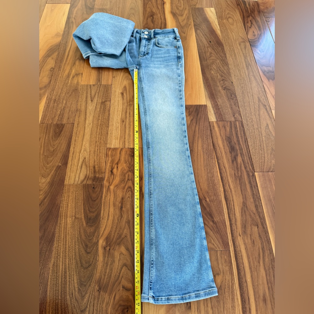 Free People We the Free Shayla Skinny Flare Jeans size 26 - Picture 14 of 15